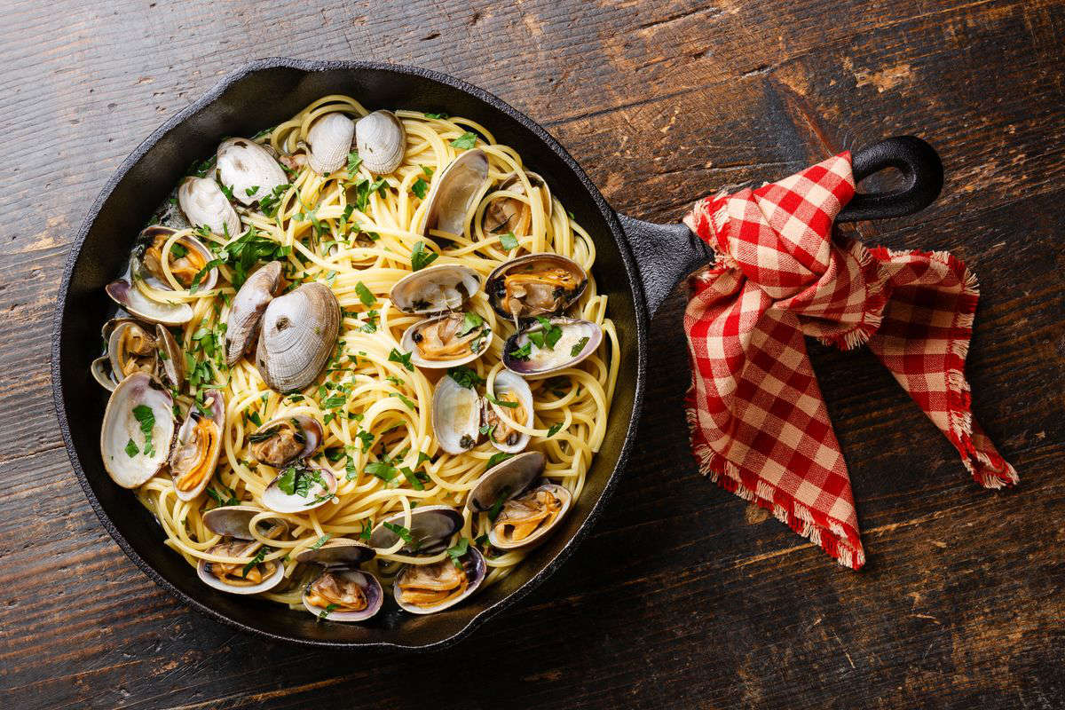 spaghetti con le arselle